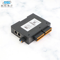 Módulo IO Remoto Industrial Modbus TCP CK-TP5163, 16DI 12DO, 16 Entradas Digitales y 12 Salidas de Relé para Control PLC/SCADA
