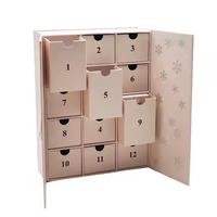 Calendrier de l'Avent, cartes de compte à rebours, ornements, bougies, boîte cadeau de Noël