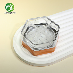 Contenants de poudre libre en plastique ABS écologique de 15 ml avec houppette, format voyage, vides, anti-fuite, design cosmétique personnalisé - Product Image 1