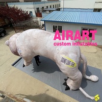 Modèle animal gonflable Panthère Noire facile à installer pour la publicité, ballon gonflable Léopard Lion avec souffleur pour la décoration de fête