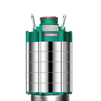 Pompe submersible multi-étages Xili de type QD à haut débit et grande pression, 3 CV, en acier inoxydable, pour le traitement des eaux usées