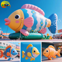 Poisson gonflable, carpe gonflable, modèle de poisson gonflable pour les événements, pour la publicité