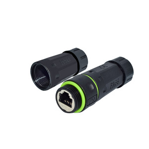 อะแดปเตอร์กันน้ำแบบตรง RJ12 อุปกรณ์สื่อสาร ขั้วต่อเครือข่าย RJ12 แบบตรงพร้อมหัวคริสตัล - Product Image 1