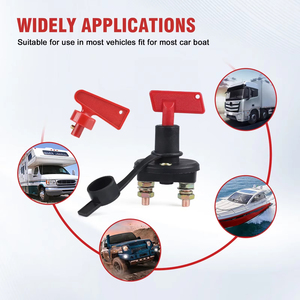200A Xe Xe Sử<span class=keywords><strong>a</strong></span> Đổi Isolator Ngắt Kết Nối Chuyển Đổi Cho Xe Tải Thuyền Xe 12V 24V Cắt Pin Chính Giết Chuyển Đổi Với <span class=keywords><strong>2</strong></span> Phím Màu Đỏ - Product Image 6
