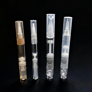 Stylo vide rechargeable personnalisé de 2 ml, 4,8 ml, 5 ml pour huile à cuticules, stylo transparent à clic pour brillant à lèvres, stylo d'emballage blanc dentaire pour adultes - Product Image 3