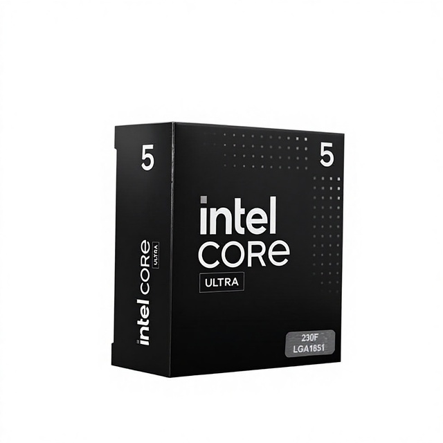 Intel Core Ultra 5 230F 10-Core Boxed Desktop Processor Compatible with H810/B860 Motherboards