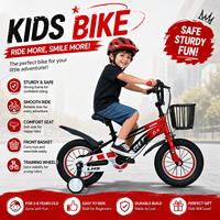 Vélo Enfant en Gros Usine, Vente Chaude, avec Roues d'Apprentissage Sûres, Pneus Antidérapants, Siège Réglable