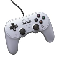 Control USB con Cable 8BitDo Pro 2 para PC, Gamepad con Joysticks para Juegos, Compatible con Smartphones, TV Box y NS