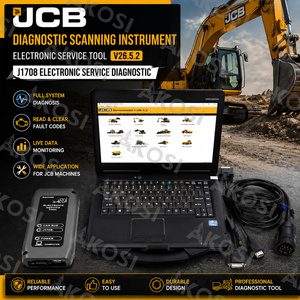 เครื่องมือวินิจฉัย JCB Service Master V26.5.2 พร้อมแล็ปท็อป CF53 SPP CANbus J1708 สแกนเนอร์ สำหรับรถขุด JCB รุ่น JS220 งานก่อสร้าง - Product Image 1