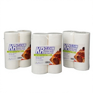 Serviettes de table blanches jetables 1 pli, douces et durables, pour restaurants, qualité supérieure, prix abordable - Product Image 6