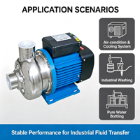Pompe centrifuge basse pression à étage unique en acier inoxydable avec moteur en cuivre SUOU DWK