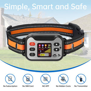 Système de clôture sans fil <span class=keywords><strong>GPS</strong></span> pour <span class=keywords><strong>chien</strong></span>, <span class=keywords><strong>puce</strong></span> importée, <span class=keywords><strong>collier</strong></span> récepteur à choc électrique, étanche IP67, plastique, 15-120 LBS, suivi en temps réel - Product Image 2