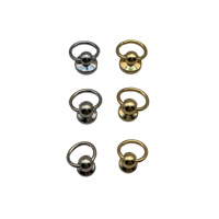 Rivets à tête bombée en alliage de zinc de 7 mm/8 mm/10 mm et accessoires pour sacs, chaussures et bottes