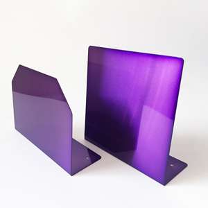 حامل معدني لطاولة ديكور المنزل المصغر لعرض المغناطيس بمسح صغير جاف وأرجواني ممغنط بحامل - Product Image 4