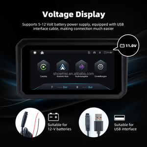 Pantalla Inalámbrica para Motocicleta de 6.25 Pulgadas, Extraíble, Impermeable, con CarPlay Android, Bluetooth, TPM, Rotación Horizontal y Vertical - Product Image 6