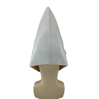 Masque en latex de l'Homme de l'Étoile Blanche, idéal pour les fêtes costumées, le cosplay amusant, cadeau promotionnel attrayant, thème d'horreur