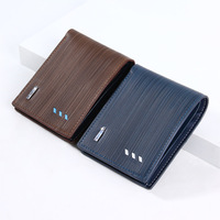 Dompet Koin Ultra Tipis Terlaris yang Dapat Disesuaikan, Tempat Kartu Kredit, Dompet Tipis Kulit PU Pria