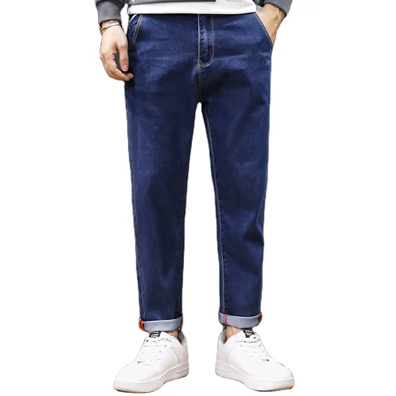 New Style Fashionable Soft stretch Long Denim Black Pant Jeans For Men