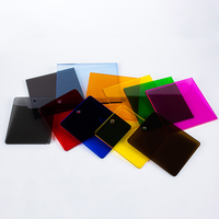 Vente en gros de feuilles acryliques PMMA fluorescentes, plaques plastiques translucides colorées pour la fabrication d'affichages et de signalétique