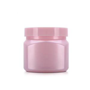 Pot en plastique pour masque capillaire, accessoire de soins capillaires, pour baume rose, luxueux, peut contenir du beurre, la climatisation ou le soin des <span class=keywords><strong>cheveux</strong></span>, vente en gros, 500ml - Product Image 1