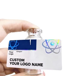 Kişiselleştirilmiş Barkodlu Dayanıklı Çevre Dostu Şişeler Dondurarak Kurutulmuş Toz Şişeleri Ampul Şişeleri Gümüş Kağıt Yapışkanlı Etiketler İlaç - Product Image 3