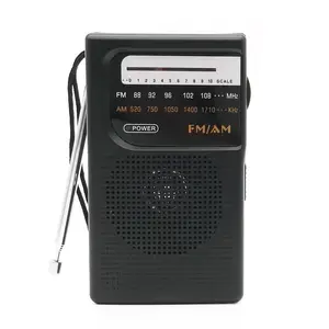 Карманное двухстороннее небольшое FM AM Kchibo радио с ремешком на запястье