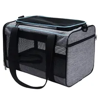 Sac de transport souple approuvé par la compagnie aérienne pour petits chiens et chats pour la randonnée et le voyage