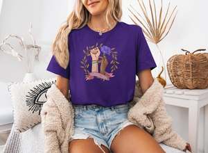 Camiseta del Día Internacional de la Mujer para mujer, manga corta, estampado floral, cuello redondo, informal, primavera verano, 100% algodón jersey - Product Image 3