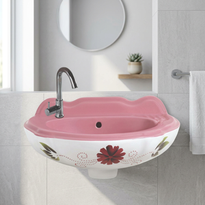 Minimalist Ceramic Corner <b>Wall</b> Hung Wash Basin Compact Hand Wash Sink for Hotel Commercial Bathroom Projects - Product Image 6