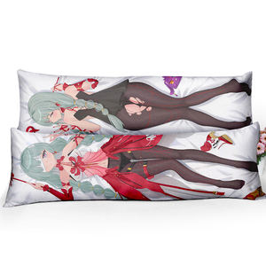 Coussin de corps complet Otaku pas cher, motif dessin animé Hentai Dakimakura japonais Wuthering Waves Phrolova <span class=keywords><strong>Ecai</strong></span> - Product Image 4