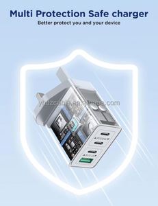 Hot Selling 40W Safety Wall Charger 3USB C+QC3.0 USB Multi Port Fast Charging Head for Samsung, Huawei iphone - Product Image 3