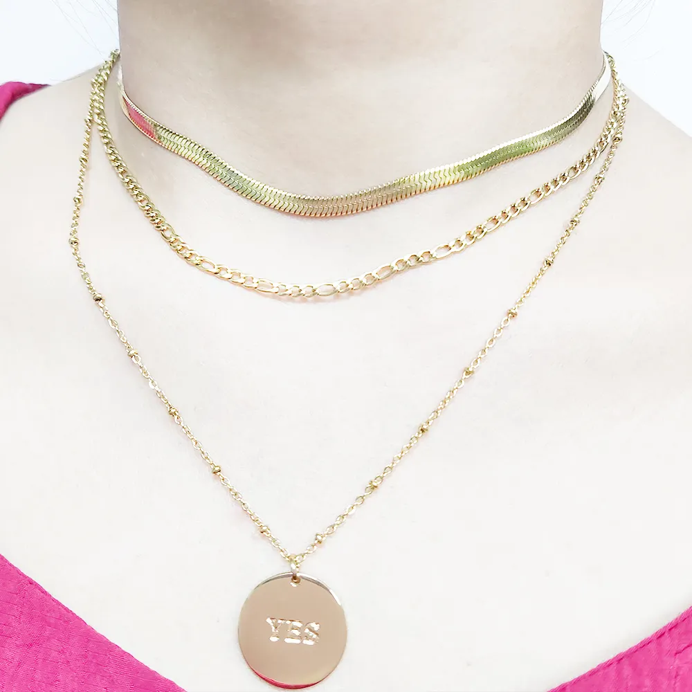 قلادة مجوهرات, قلادة مجوهرات أكيرو إينوكسيبل ، مصنوعة من الستانليس ستيل ، مصنوعة من ستانلس ستيل