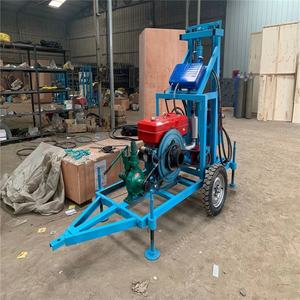 시추공 워터 드릴 가장 저렴한 휠 장착 산업용 휴대용 소형 왜건 기계 - Product Image 4