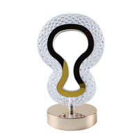 Lampe de chevet LED créative USB à piles, lumière chaude moderne, lune et étoile, pour Noël et Ramadan, cadeau d'ambiance pour chambre à coucher