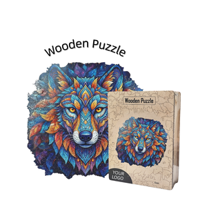 Rompecabezas <span class=keywords><strong>de</strong></span> <span class=keywords><strong>Madera</strong></span> <span class=keywords><strong>de</strong></span> <span class=keywords><strong>Cedro</strong></span> Aromático con Forma <span class=keywords><strong>de</strong></span> Zorro, con Aroma Natural para Juego Sensorial y Fragancia para el Hogar <span class=keywords><strong>de</strong></span> Alta Calidad - Product Image 2