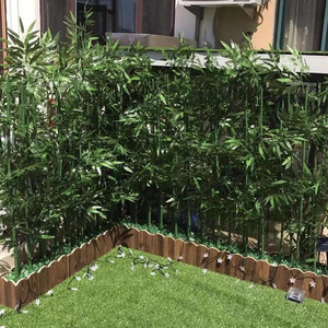 Albero di bambù artificiale verde di diverse dimensioni all'ingrosso, pianta finta da 3 m con foglie di bambù per decorazioni di recinzioni esterne - Product Image 3