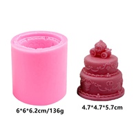 Moule en silicone économique, populaire et classique, motif chariot citrouille de conte de fées, 2 couches, pour gâteaux, décorations, savons et bougies DIY