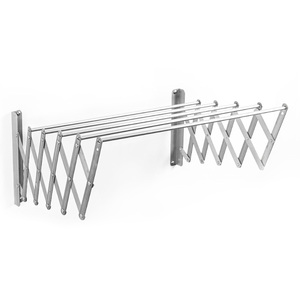 Treo tường nối dài quần áo airers gấp tất cả nhôm áo quần áo khô giá phòng tắm khăn giá - Product Image 2