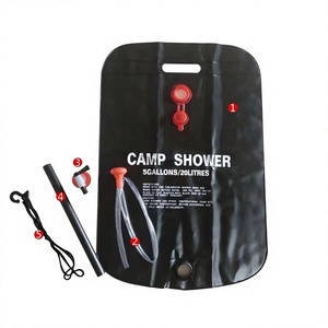 FOR Camp Shower 5 Gallon 20L Foldable Portable Outdoor Camping Water Bag With Hose And <b>Hook</b> - Product Image 2