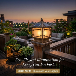 Lampada a Pilastro Solare in Alluminio <span class=keywords><strong>per</strong></span> <span class=keywords><strong>Esterni</strong></span> IP65 Impermeabile, LED da Giardino con Telecomando e Dimmerabile - Product Image 2