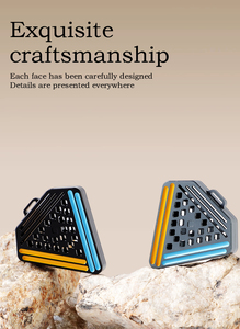 เครื่องหอมปรับอากาศในรถยนต์รูปสามเหลี่ยมแขวนทำจากอลูมิเนียมอัลลอยด์ กลิ่นหอมติดทนนาน ใช้เป็นเครื่องหอมอโรมาเธอราพีสำหรับตกแต่งภายในรถยนต์ - Product Image 5