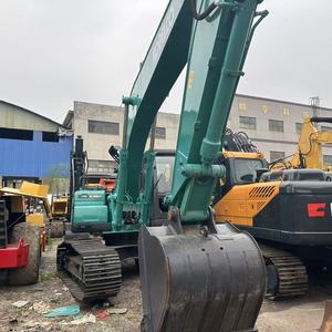 Used Kobelco SK200 20 Ton Hydraulic Excavator 2022 <b>Model</b> Motor Gearbox Pump 118kw Power 0.8m Bucket Capacity Construction - Product Image 2