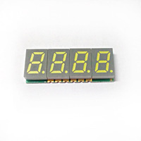 0.3 pouces 4 chiffres couleur blanche SMD 7 segments led affichage horloge affichage