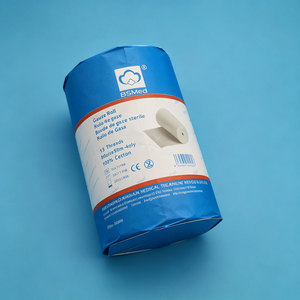 Rotolo di Garza Chirurgica Sterile Idrofila in <span class=keywords><strong>Cotone</strong></span> Medicale con Linea Radiogena Certificata CE per Vendita all'Ingrosso per Ospedali - Product Image 6