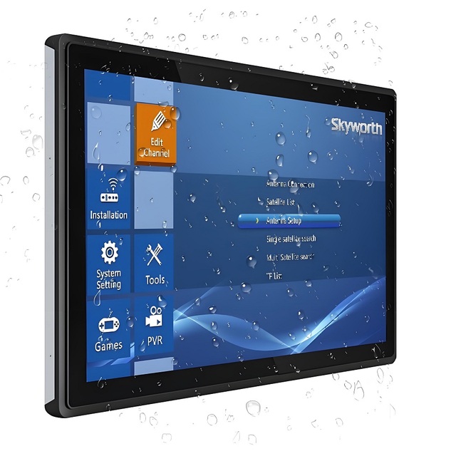 23.8" Embedded Industrial Touch Screen Monitor IP65 Waterproof Rugged PCAP Display HDM I VGA 12V 24V for CNC Machine & Kiosk CE