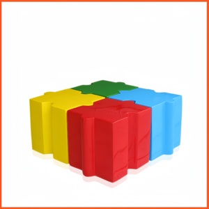 Fiberglass Irregular-<b>shaped</b> Stool Shopping Mall Rest Chair Outdoor Park Public Seat Kindergarten Children's Area Guangdong-made - Product Image 1