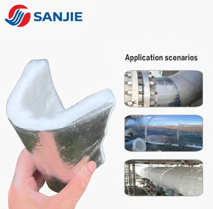 <span class=keywords><strong>Couverture</strong></span> isolante en matériau composite ignifuge et imperméable de 10 mm avec feuille d'aluminium - Product Image 4