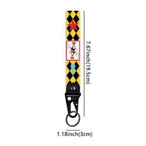 10 designs de porte-clés Eren Jaeger Anime bec d'aigle, porte-clés personnalisés en tissu, lanières porte-clés - Product Image 6