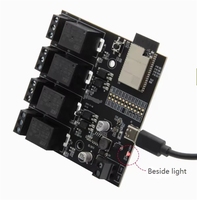 Carte relais IoT T- Esp32 à quatre voies, module d'interrupteur d'alimentation à 5 V pour le développement