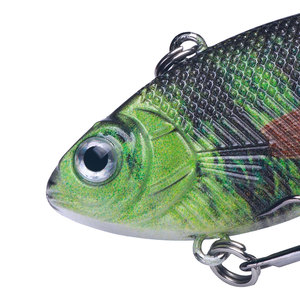 Hengjia เหยื่อปลอมตกปลา6.4ซม. 8g เหยื่อปลอมแข็งสั่นสั่นได้แบบสดใส - Product Image 3